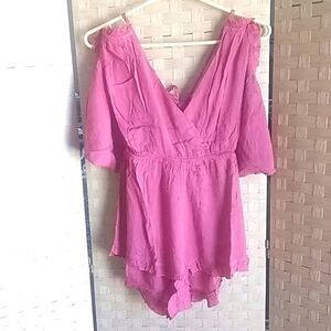 Womens Topshop Flirty Romper Size S